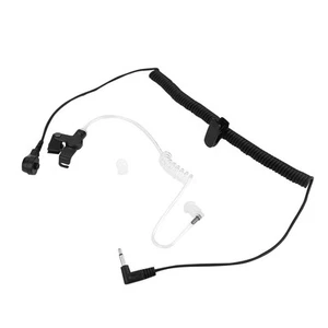 3.5Mm M Head Convert Acoustic Tube Earpiece Ear Hook Walkie Talkie Two Way HLF - Zdjęcie 1 z 8
