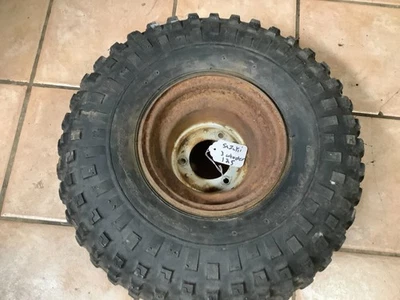 1984 84 SUZUKI ALT 125 FRONT WHEEL / TIRE - Image 1 of 4