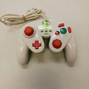 Yoshi Fight Pad Nintendo Wii Wii U Wired Classic Controller Gamecube Layout - Picture 1 of 5
