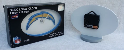 Los Angeles Chargers Desk Clock Cover