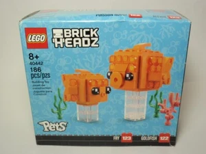 Lego Brick Headz Pets 40442 Goldfish & Fry *New in DAMAGED Box* - Picture 1 of 7