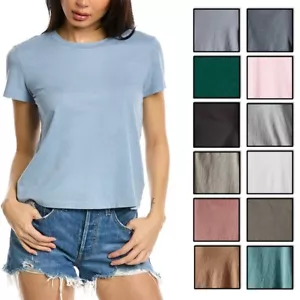 James Perse Women's T-Shirt Top Vintage Little Boy Soft Cotton Made in USA Tee - Picture 1 of 30