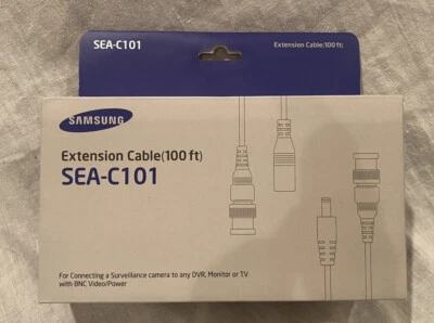 NEW IN BOX GENUINE Samsung SEA C101 100' Camera Cables  SEA-C101 - Image 1 of 4