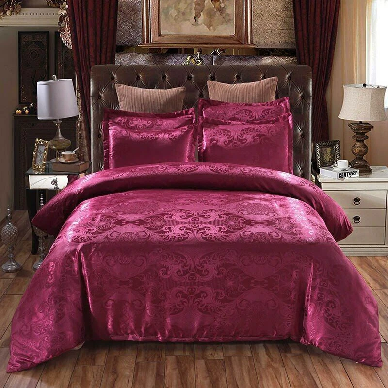 Weave Duvet Cover Bed Euro Bedding Set 240x220 Quilt For Double Home Pillowcases - Image 1 of 4
