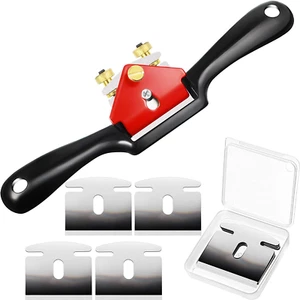 6 Pieces Adjustable Spokeshave Set 1 Piece Adjustable Spokeshave with Flat Base - Picture 1 of 12
