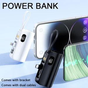 5000mAh Power Bank 10000mAh Fast Charger Digital Display Mini External Battery - Imagen 1 de 17