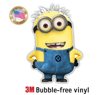 MINION STICKER DECAL STICKER 3M TRUCK VEHICLE WINDOW CAR HELMET LAPTOP - Image 1 of 4