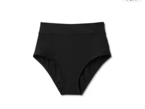 NEU Damen schwarz hoch tailliert Bikinihose volle Abdeckung Gr. M Kathy Irland - Bild 1 von 5