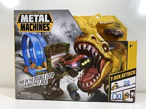 ZURU Metal Machines T-REX ATTACK Jurassic Dinosaur Car Race Track NUEVO 2020 - Imagen 1 de 6