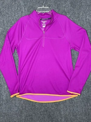 Champion Chaqueta Mujer Jersey 1/4 Cremallera XL Doble Pliegue Cálido CTRL Púrpura Foto 1 de 4
