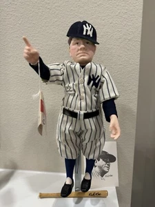Effanbee Babe Ruth Doll with Complete Box, Bat, Tag, & Paperwork - Picture 1 of 11