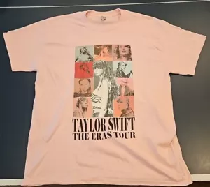 Taylor Swift GILDAN Concert Tee Shirt Two Side Eras Tour Tee PINK * XX Large - Picture 1 of 2