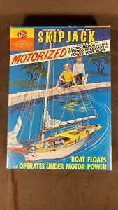 Velero modelo piro de colección de 1950 Chesapeake bahía ostra bote saltador con motor - Imagen 1 de 12