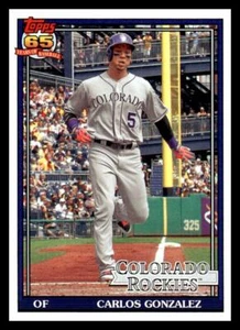 2016 Topps Archives #267 Carlos Gonzalez Colorado Rockies - Picture 1 of 2