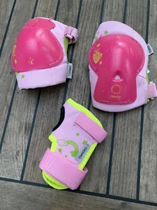 Ginocchiere rosa Oxelo taglia XXS bambina bambino - Foto 1 di 7