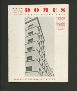 1930 Palazzo Gualino DOMUS Special Issue Torino Rationalist Pagano + Montalcini - Picture 1 of 15