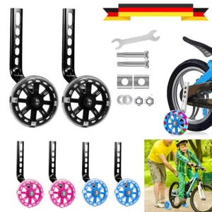 2X Stützräder Sicherheitsstützräder für Universal 12-20" Kinderfahrrad Hilfsrad - Bild 1 von 15
