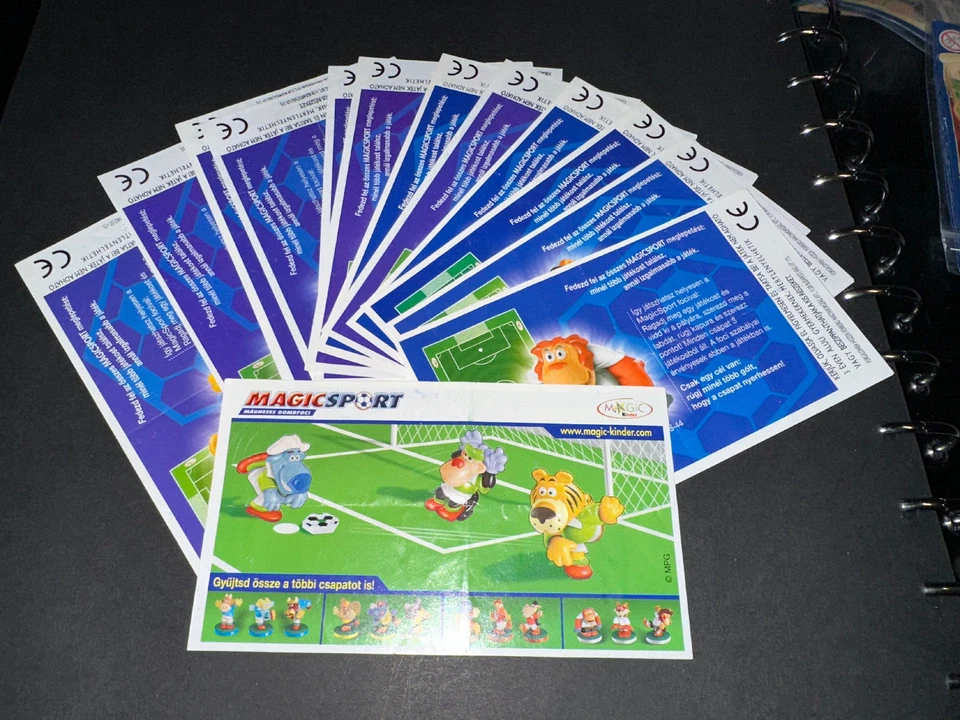 Beipackzettel BPZ - Satz Magic Sport 1.Serie alle 15 verschiedenen aus UNGARN - Bild 1 von 1