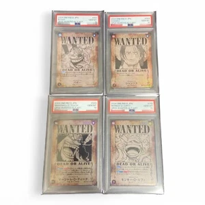 PSA10 Wanted Emperors in the New World Luffy Shanks Buggy Teach Completet OP09 - Bild 1 von 5