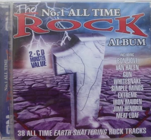 THE NO.1 ALL TIME ROCK ALBUM 2 CD SET - VARIOUS ARTISTS 39 TRACKS GOOD COND 1995 - Picture 1 of 2