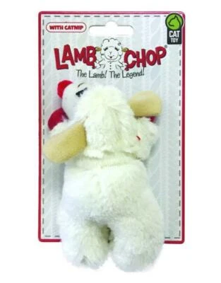 Multipet Lamb Chop Catnip Cat Toy 4" - Image 1 of 4