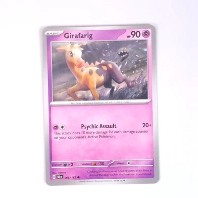 Girafarig 066/162 Pokemon SV05: Temporal Forces Common NM - Image 1 of 2