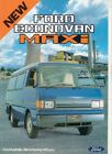 1984 FORD ECONOVAN MAXI VANS & TRUCKS Australian 6p Brochure MAZDA E-SERIES 
