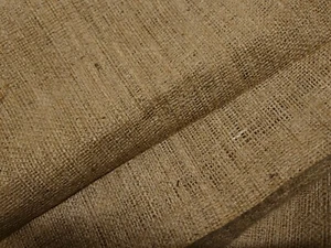 Tessuto sacco di iuta 100% naturale dell'Assia L40" 100 cm, (330 gr.) 5 metri - Foto 1 di 3