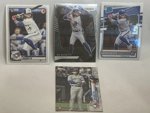 Bo Bichette 4 Karten Rookie Lot Toronto Bluejays b9 - Bild 1 von 4