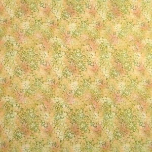 Gold, Sunset Peach & Olive Green Sponge Print, Marcus Brothers Cotton, 1/2 Yd - Picture 1 of 3