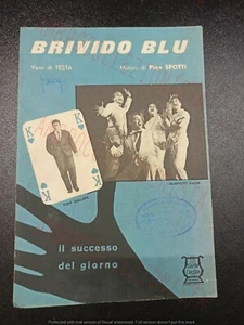 Spartito Musicale - Brivido Blu - Tony Dallara e Quartetto Radar - Picture 1 of 2