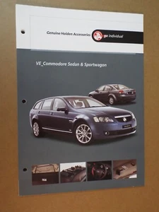 2008 Holden VE original dealer 35 single sided accessories sheets Rare - Picture 1 of 12