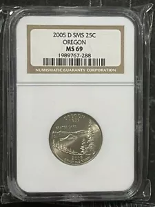 2005 D SMS OREGON 25C NGC Grade MS 69 1989767-288 - Picture 1 of 1