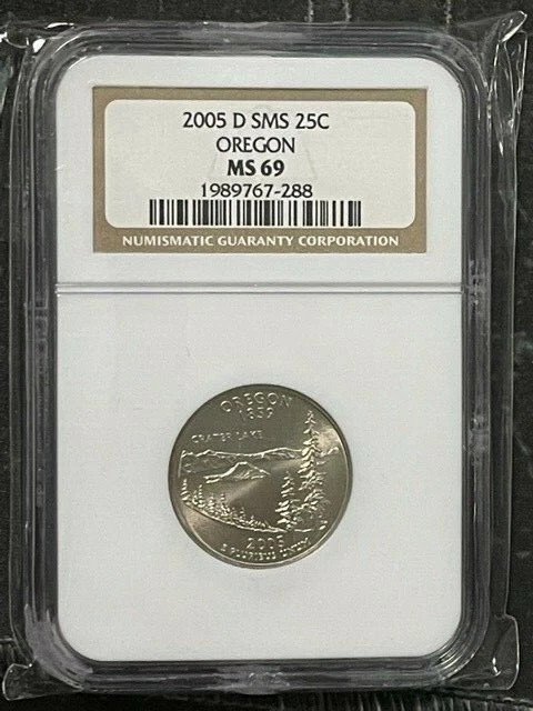 2005 D SMS OREGON 25C NGC Grade MS 69 1989767-288 - Image 1 of 1