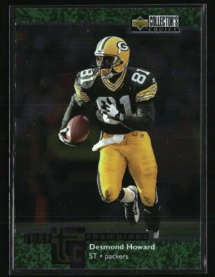 Desmond Howard 1997 Collector's Choice #TC22 Football Card - Image 1 of 2
