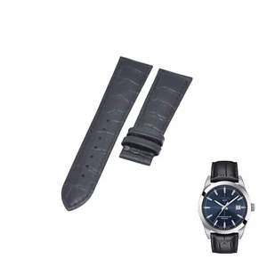 Correa de cuero negra 21 mm para Tissot T1274071604101 T610045398 - Imagen 1 de 7