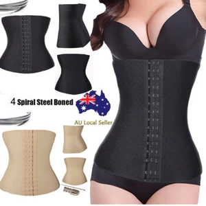 Women Body Shaper Slimming Waist Trainer Cincher Tummy Belt Corset Belly Girdle - Picture 1 of 43