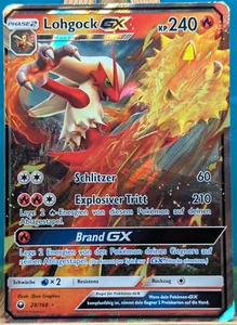 POKEMON - Sturm am Firmament - Lohgock GX - 28/168 - deutsch - Bild 1 von 1