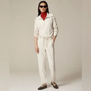 J. Crew Damen-Jogginghose weich gerippt Größe Large neu mit Etikett #CF406 - Bild 1 von 7