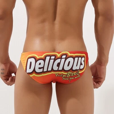Seobean Para hombres Sexy Expresión de Emoción Divertida Ropa Interior Para hombres Bikini Calzoncillos Foto 1 de 4