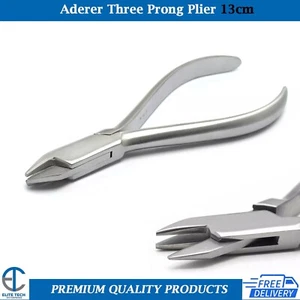 Orthodontics 3 Prong Dental Aderer Pliers Wire Bending Forming Loop - Picture 1 of 4
