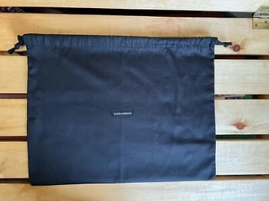 Dolce Gabbana Black Shoe Dust Bag with Logo Made in Italy - Picture 1 of 4
