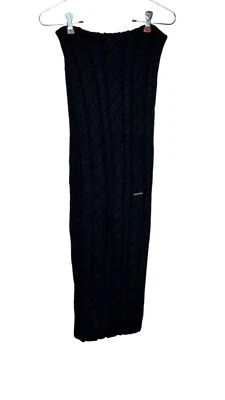 Michael Kors Mujer Bufanda Infinity Cálida Suave Acrílico Negro 84" X 10" Talla Única Nueva con Etiquetas Foto 1 de 4