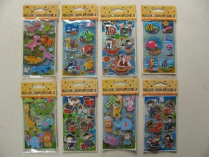 Handiwork Stickers 3D Effect Small Pack Novelty Various Fun Kids Children - Picture 1 of 9