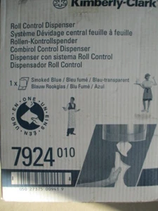 Kimberly Clark  7924 010 Rollen-Kontrollspender Blau Transparent CO - Bild 1 von 3