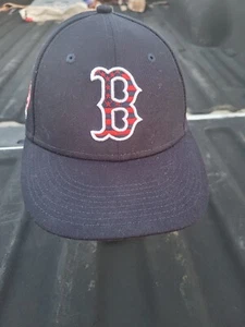 Boston Red Sox Hat Mens 7 1/8 Blue New Era 59Fifty On Field 4th July Patriotic - Picture 1 of 9