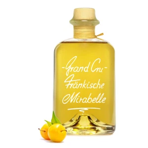 Grand Cru Fränkische Mirabelle fruchtig & weich 1L 40% Vol. Obstler Spirituose - Bild 1 von 7