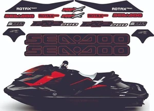 Kit de gráficos/calcomanías/pegatinas SEADOO RXP X 260 2014 ROJO - Imagen 1 de 2