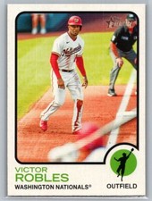 2022 Topps Heritage #229 Victor Robles Washington Nationals Baseball Card