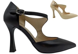 Decollete da donna Nero Giardini E409340DE scarpe mary jane casual comode pelle - Foto 1 di 7